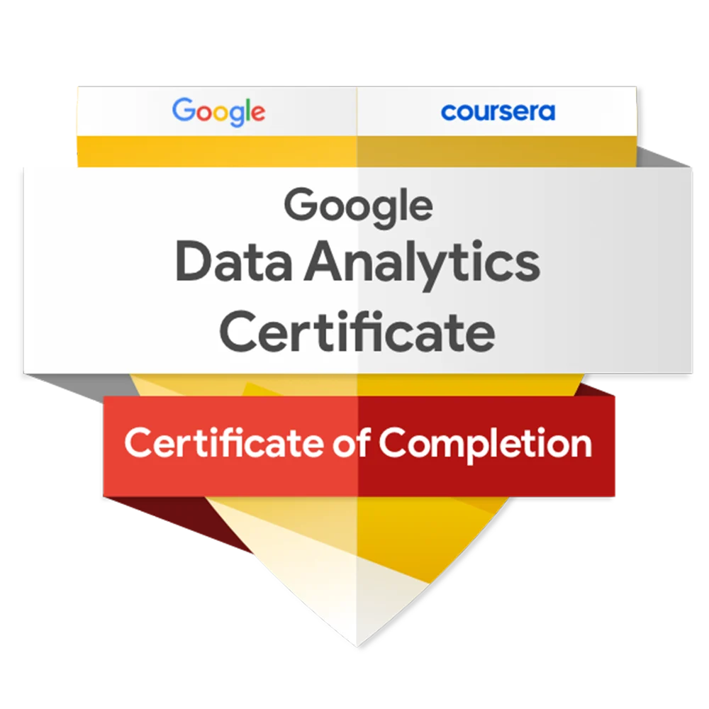 Google Data Analytics Professional Certificate
